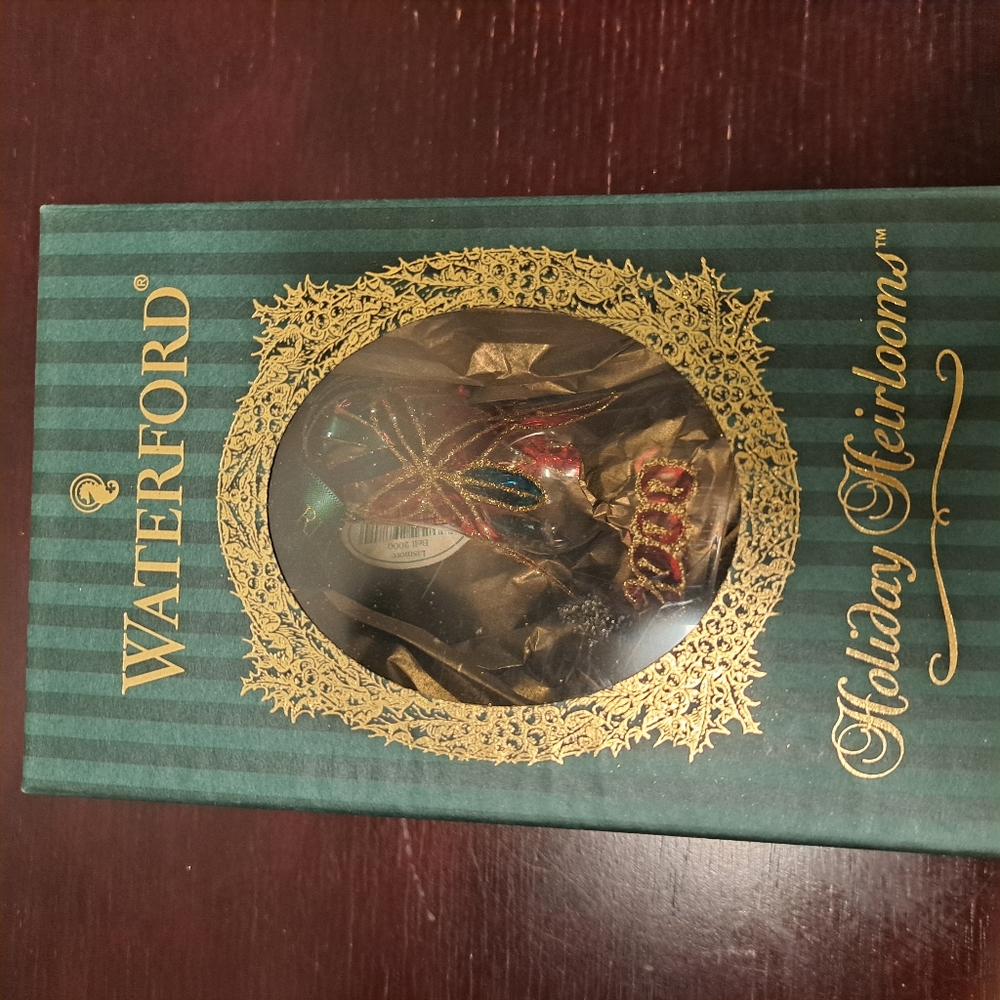 Waterford Holiday Heirlooms Lismore Bell 2000 Christmas Ornament - Picture 10 of 11